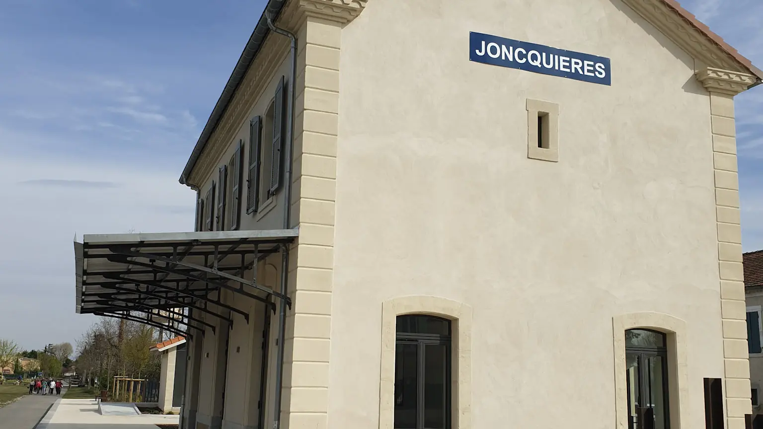 Ancienne gare réaménagée