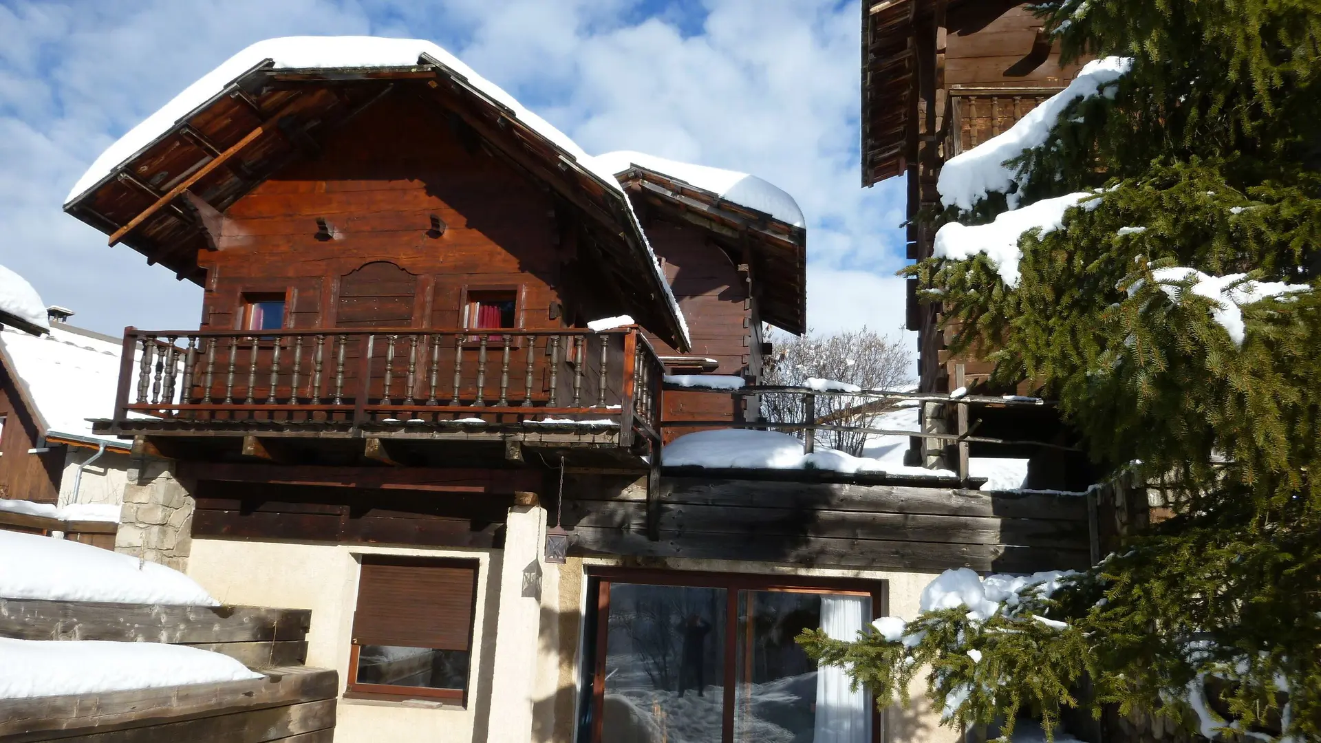 Chalet d'alpage sur les pistes au Sauze 1400