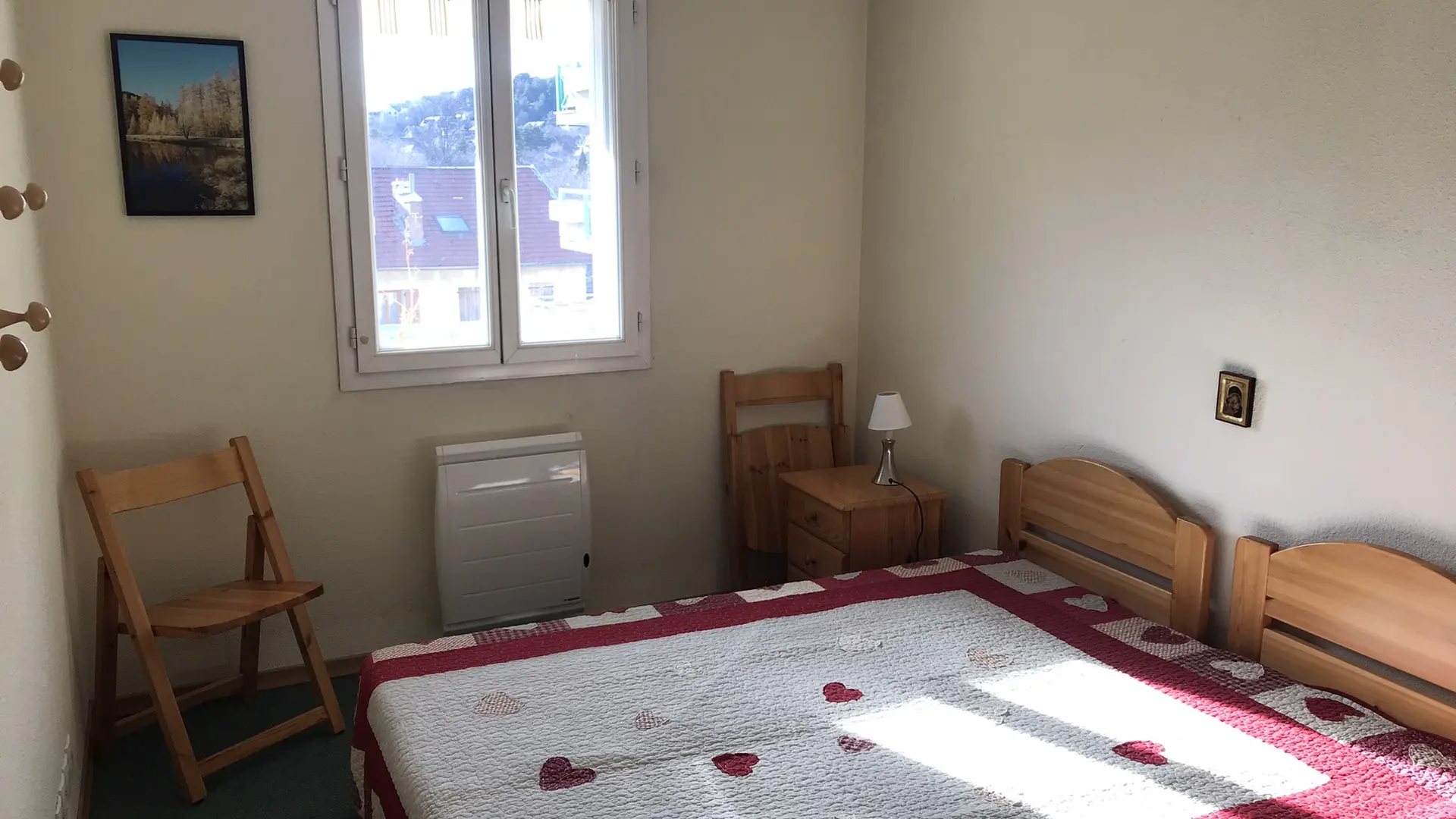 Chambre à deux lits