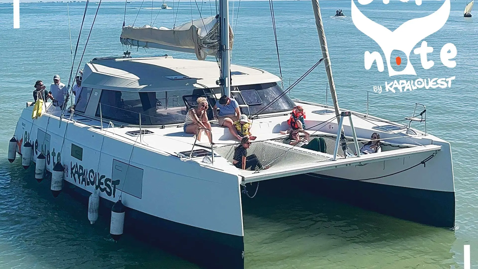 Sortie Demi-journée sur un catamaran à voile de Blue Note by Kapalouest