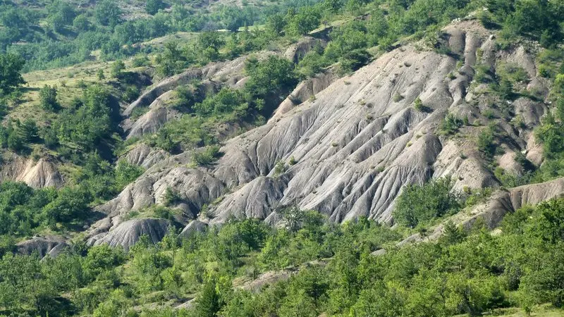 Les marnes entourant Ribiers