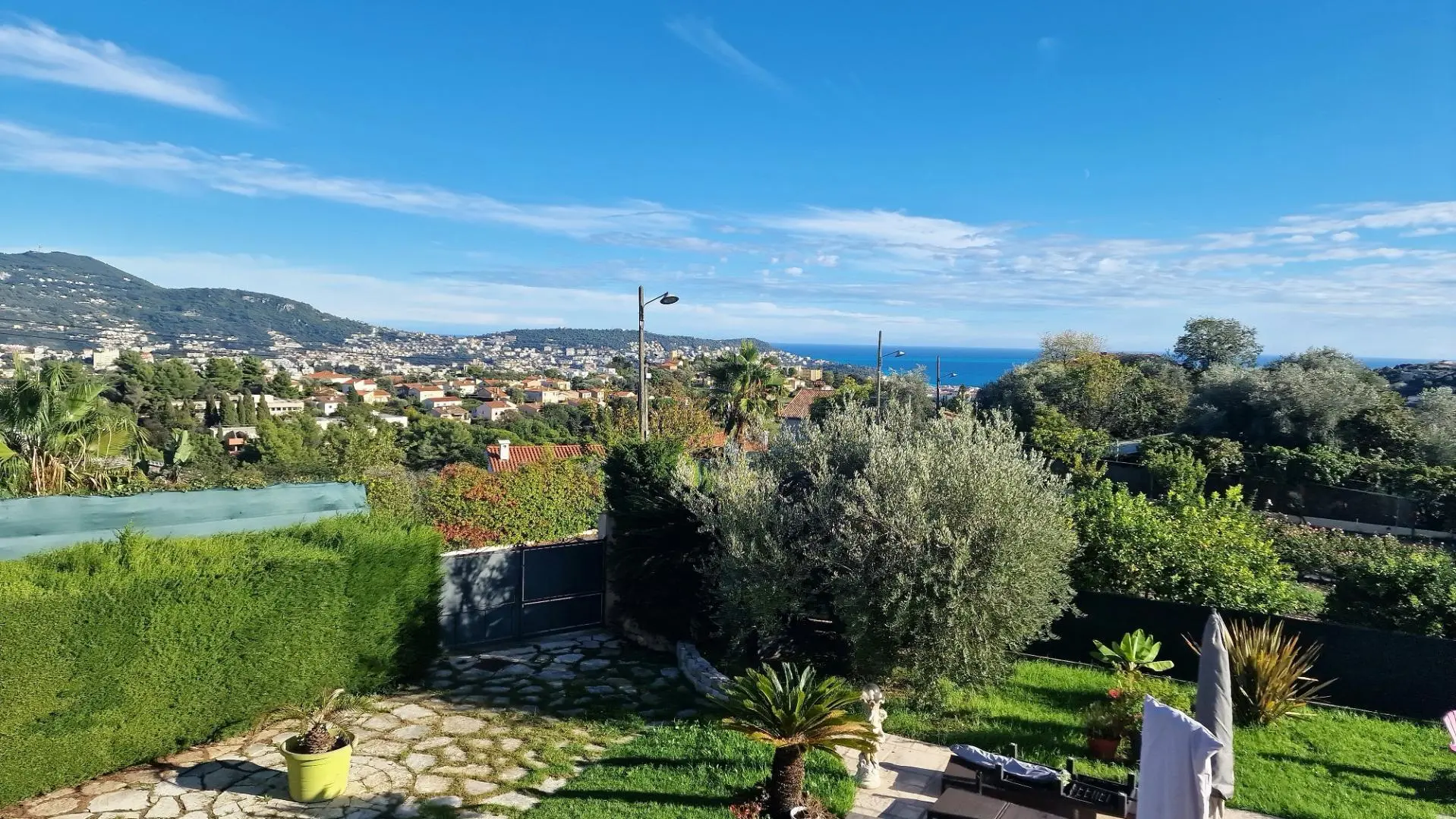 Vue Gîte Au Balcon de Pessicart Gîtes de France Alpes-Maritimes Nice