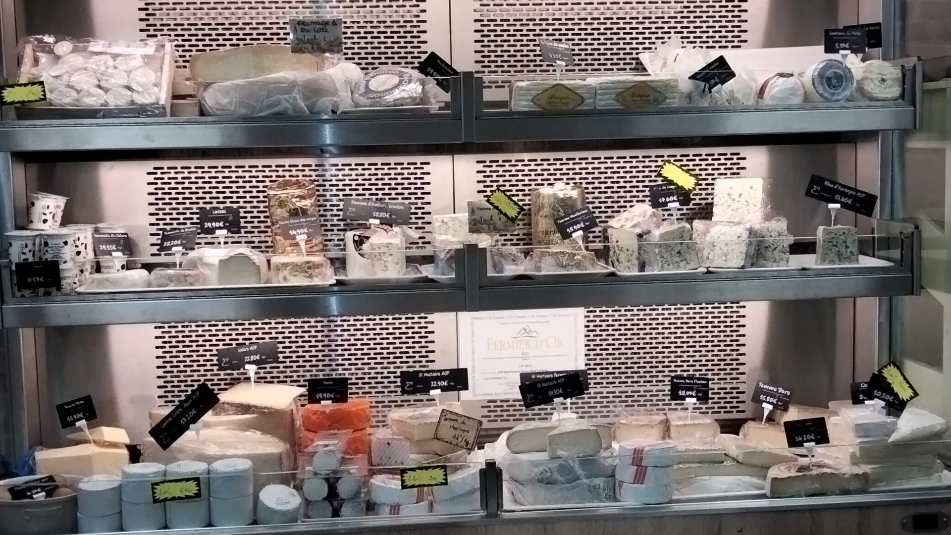Le coin des fromages