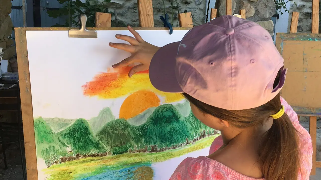 Stages de peinture avec l'atelier La Vie en Couleur