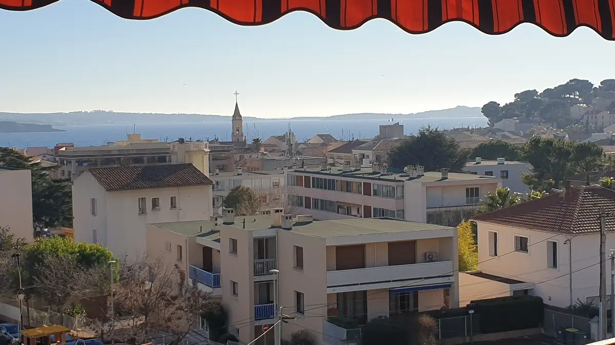 Blick auf die Terrasse