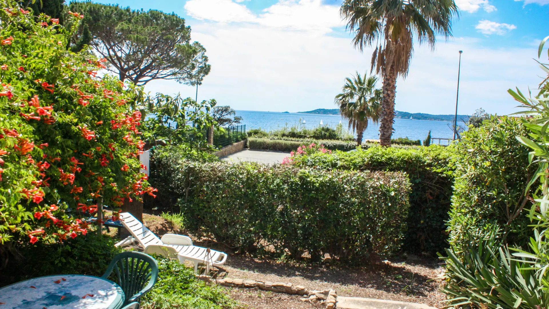 Jardin vue mer