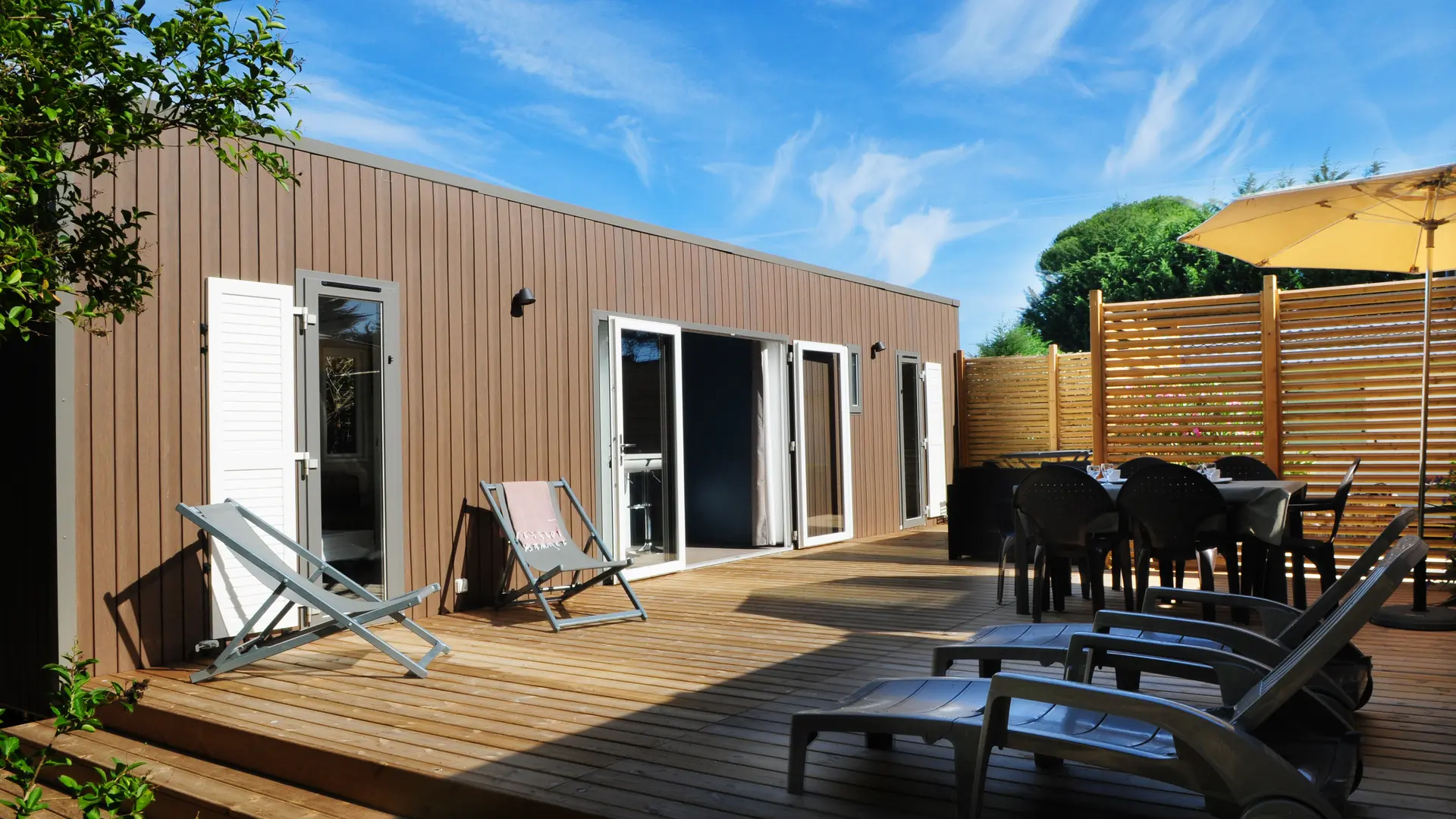 Mobilheim premium - Außenbereich