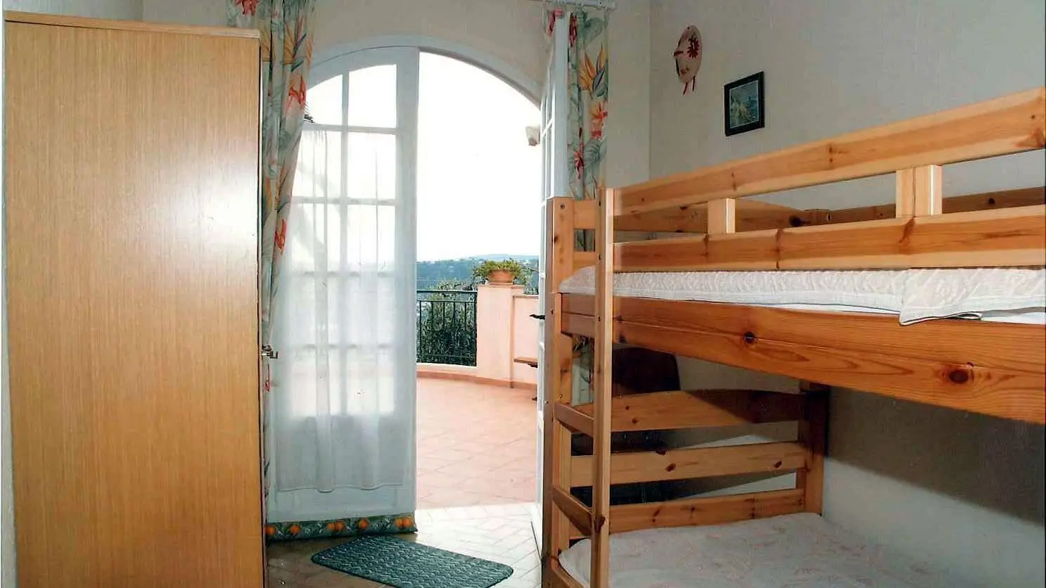 Gîte La terrasse d'Azur-Chambre Lits superposés-Nice-Gîtes de France des Alpes-Maritimes