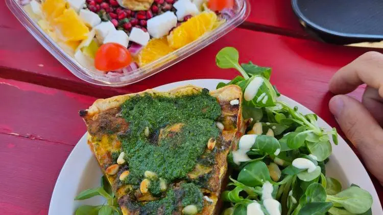 Tarte à l'ail des ours