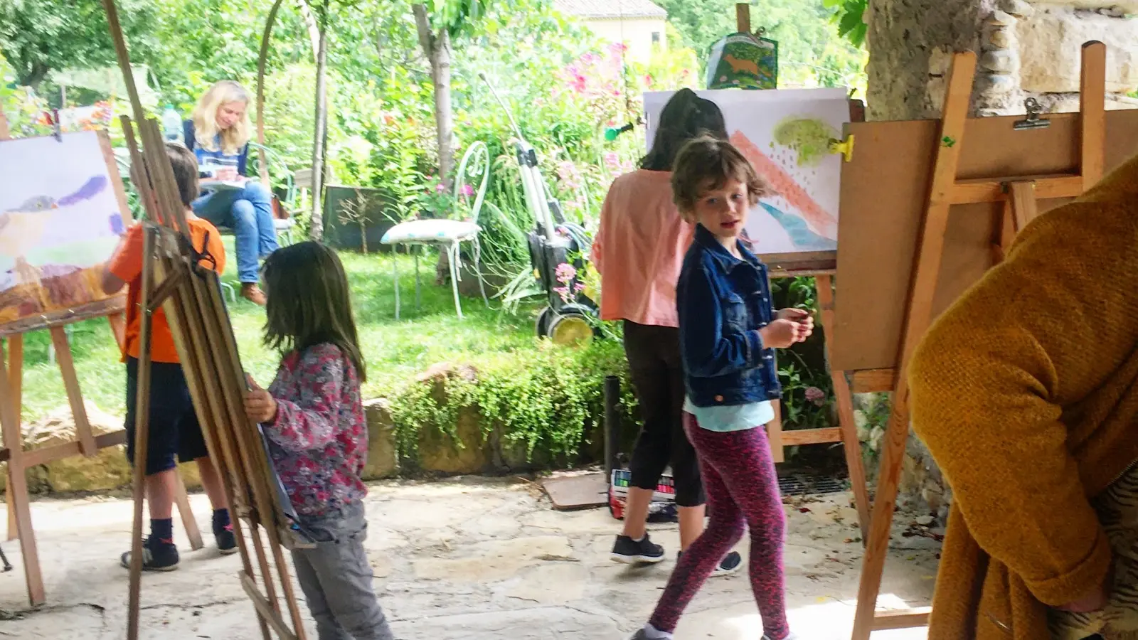 Stages de peinture avec l'atelier La Vie en Couleur