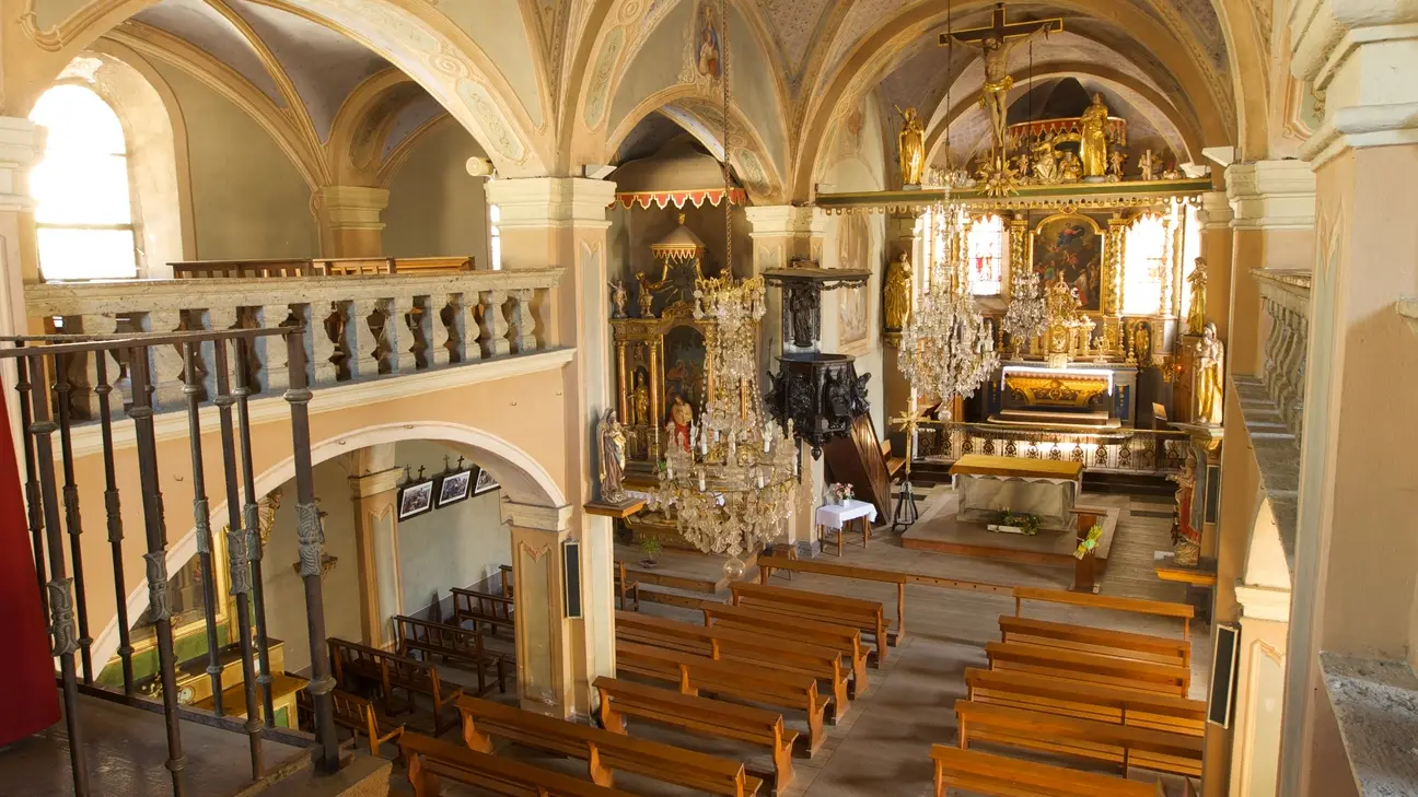 Intérieur de l'église d'Hauteluce