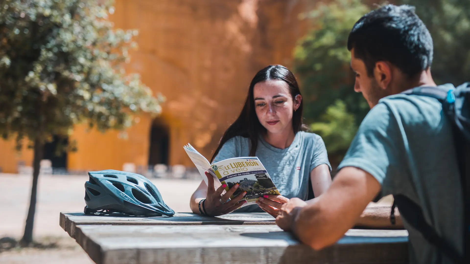 Les ocres à vélo - Mines de Bruoux