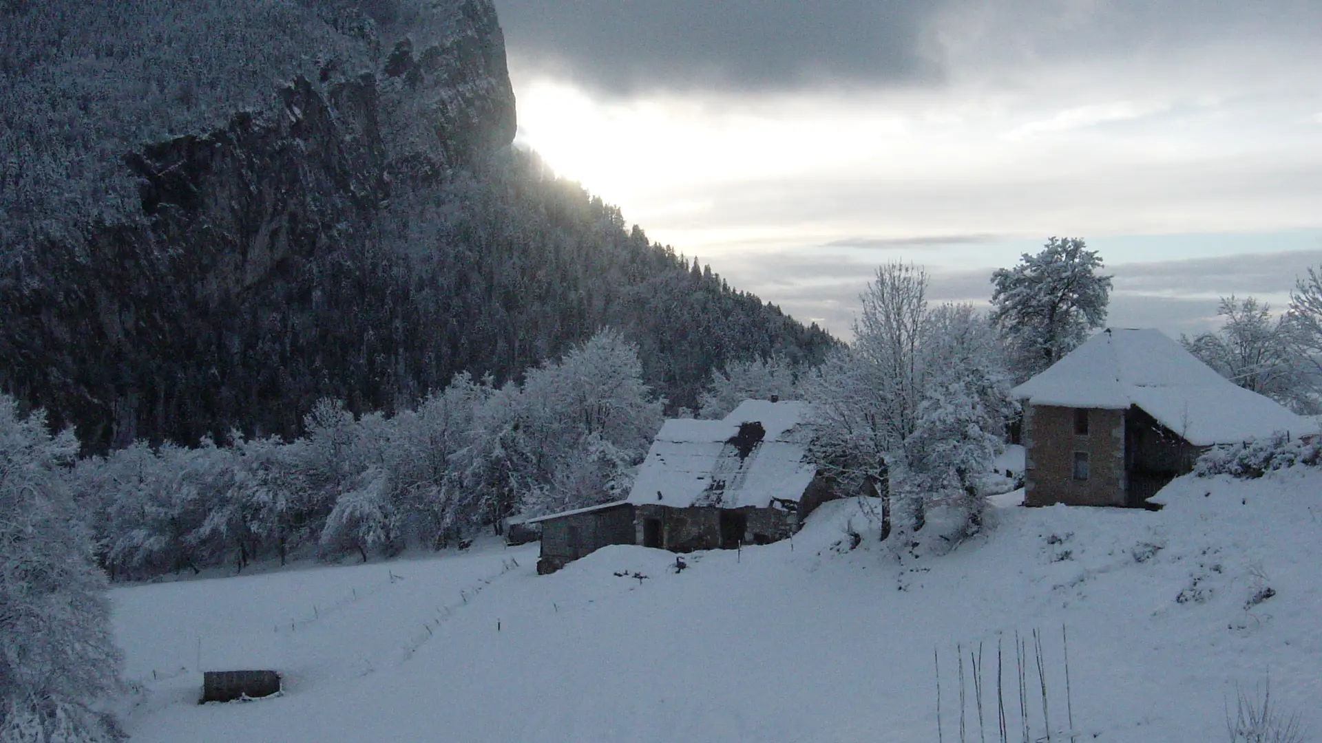 Vue depuis le gîte