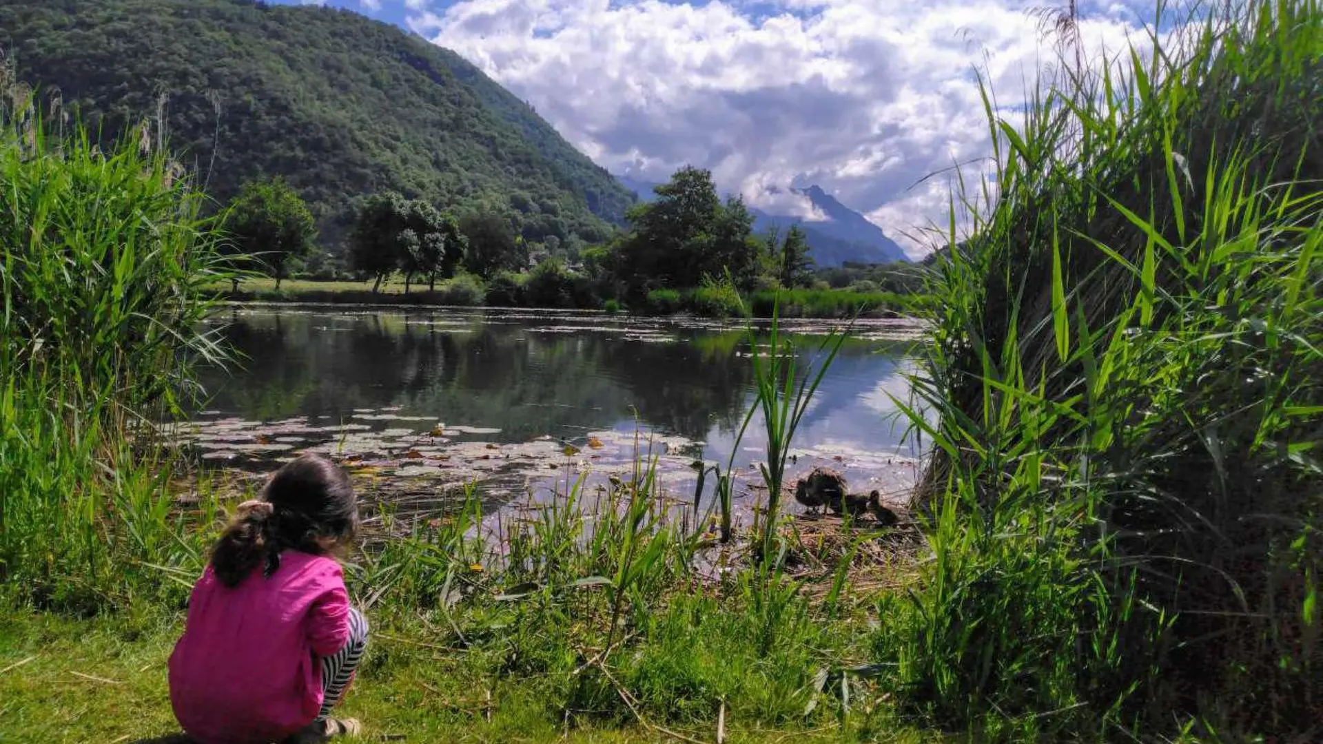 Au bord du lac de Vallon