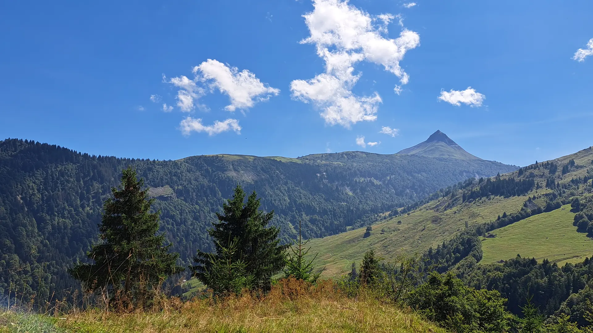 Vue depuis la Pierre Fendue