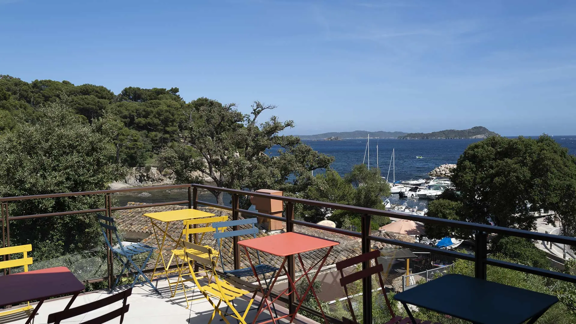Depuis la terrasse du musée