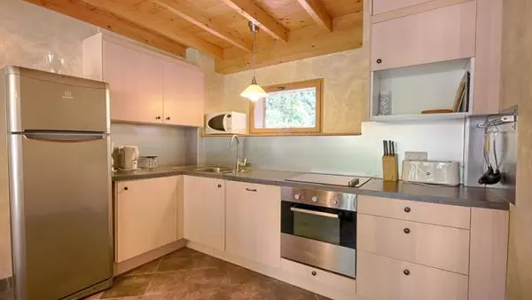 la cuisine du gîte Lanchette