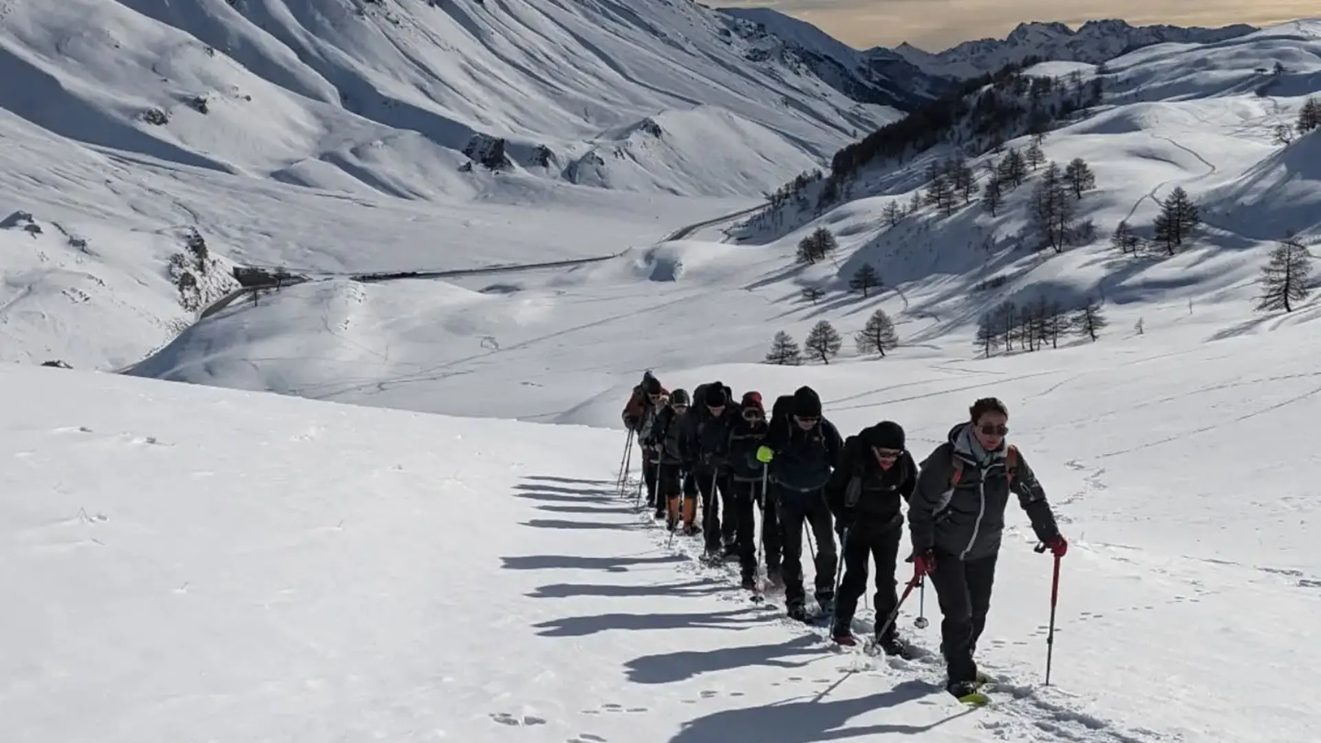 Raquettes avec En terrain connu