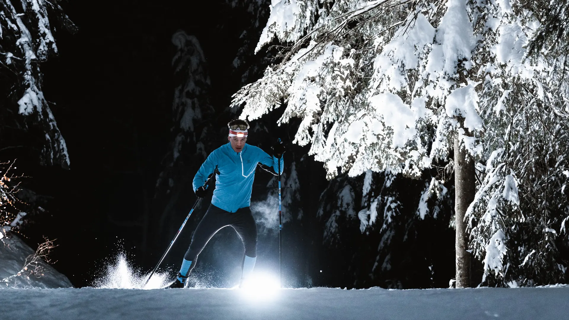 Ski Nordique en nocturne Le Grand-Bornand