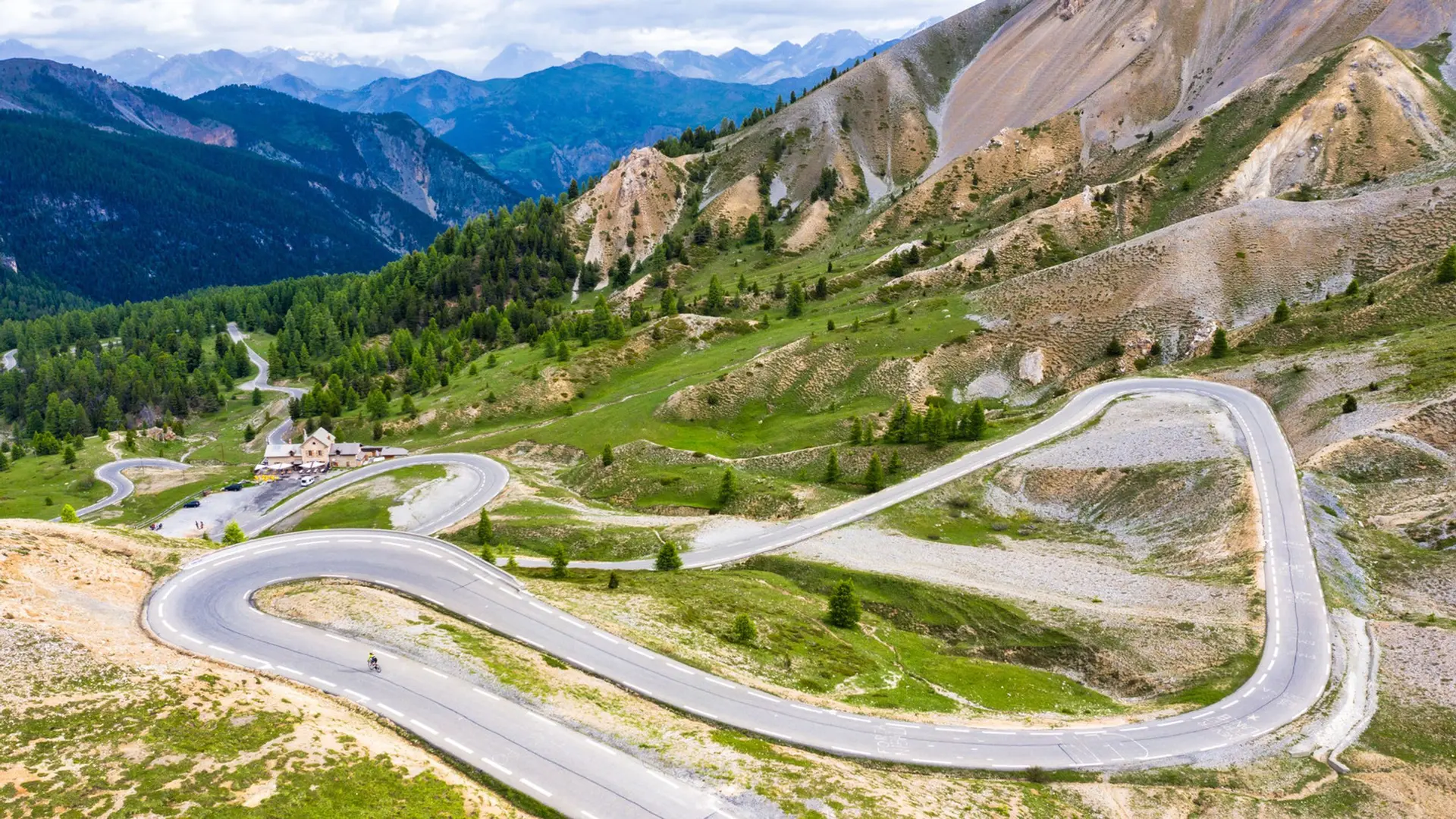 Montée du col d'izoard depuis Briançon