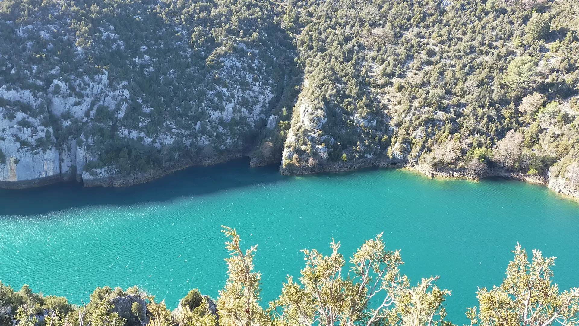 Les eaux turquoise du Verdon