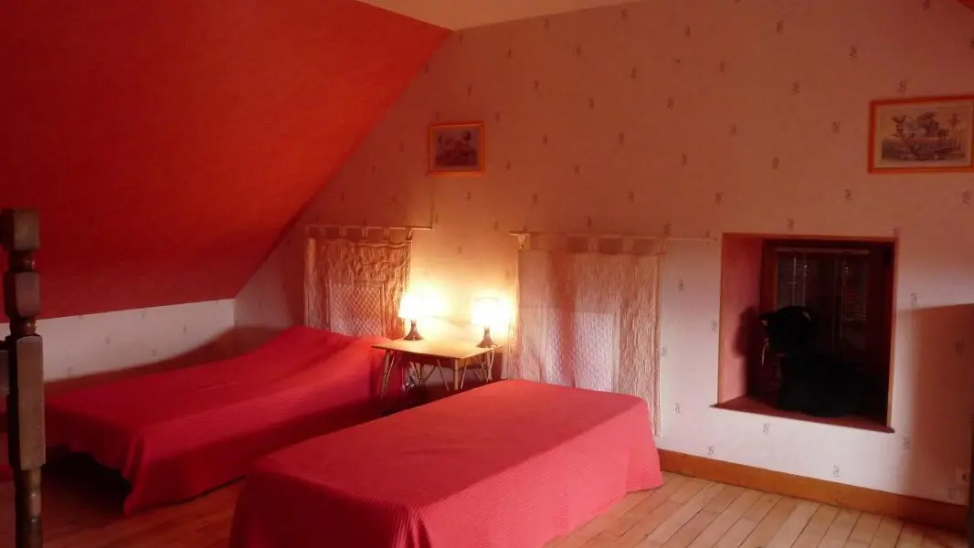 Gite de la Ferme de Gayere à nizerolles, chambre