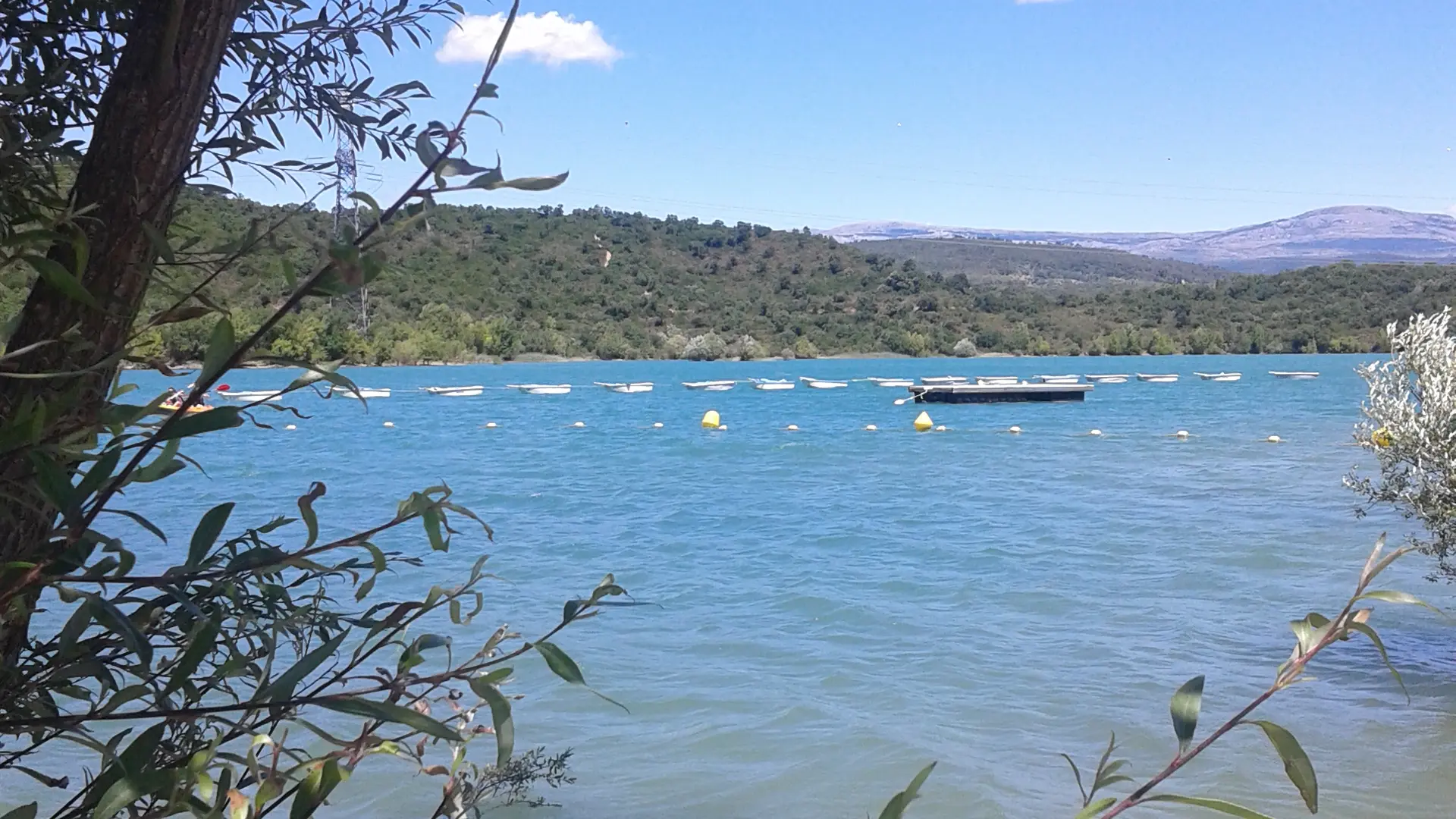 baignade surveillée lac de Saint Cassien