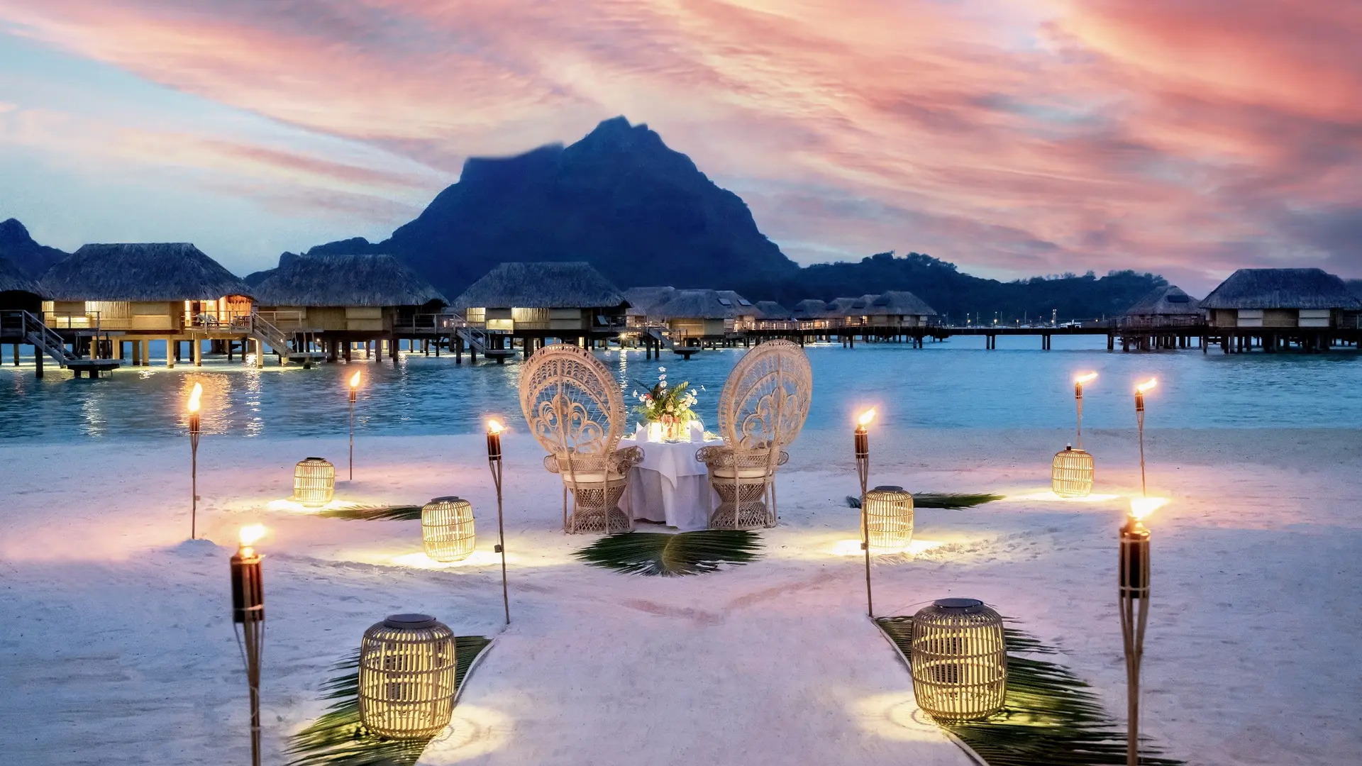 Diner romantique - Le Bora Bora by Pearl Resorts