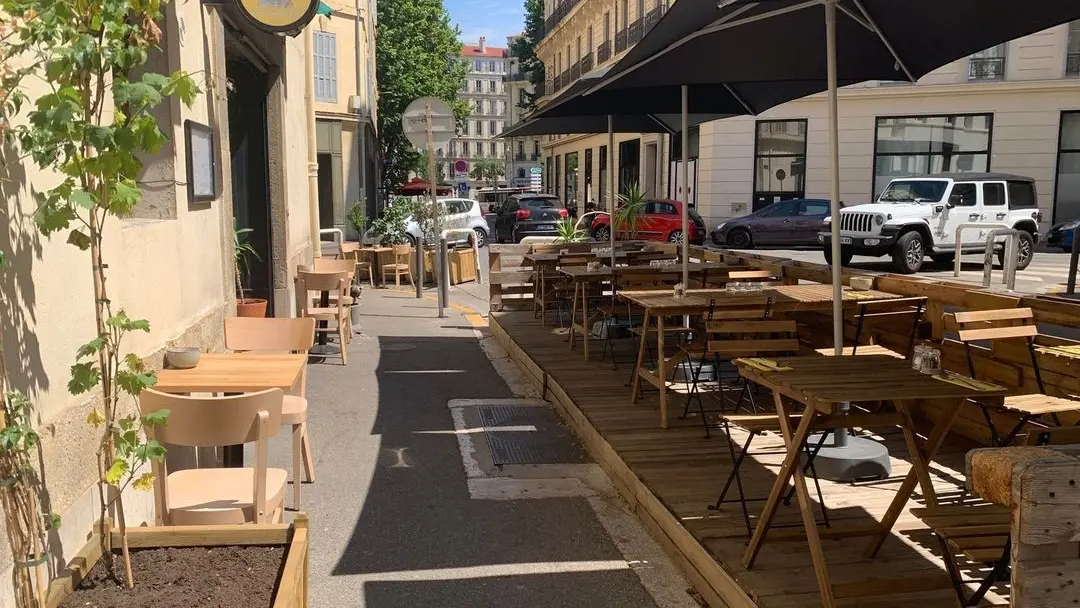 Terrasse  restaurant Bam Marseille