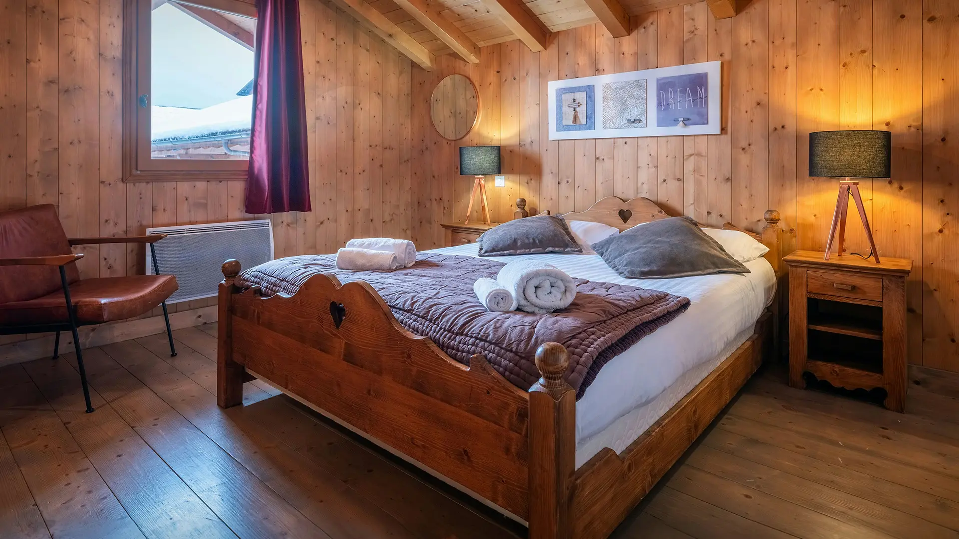 Chambre 2 avec lit double