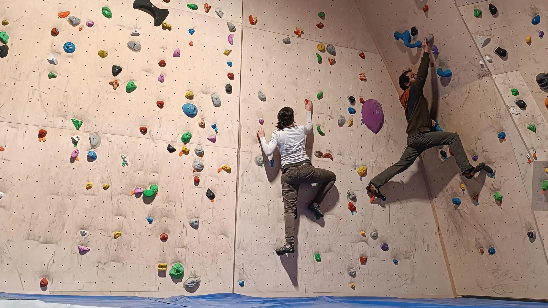 Mur d'escalade