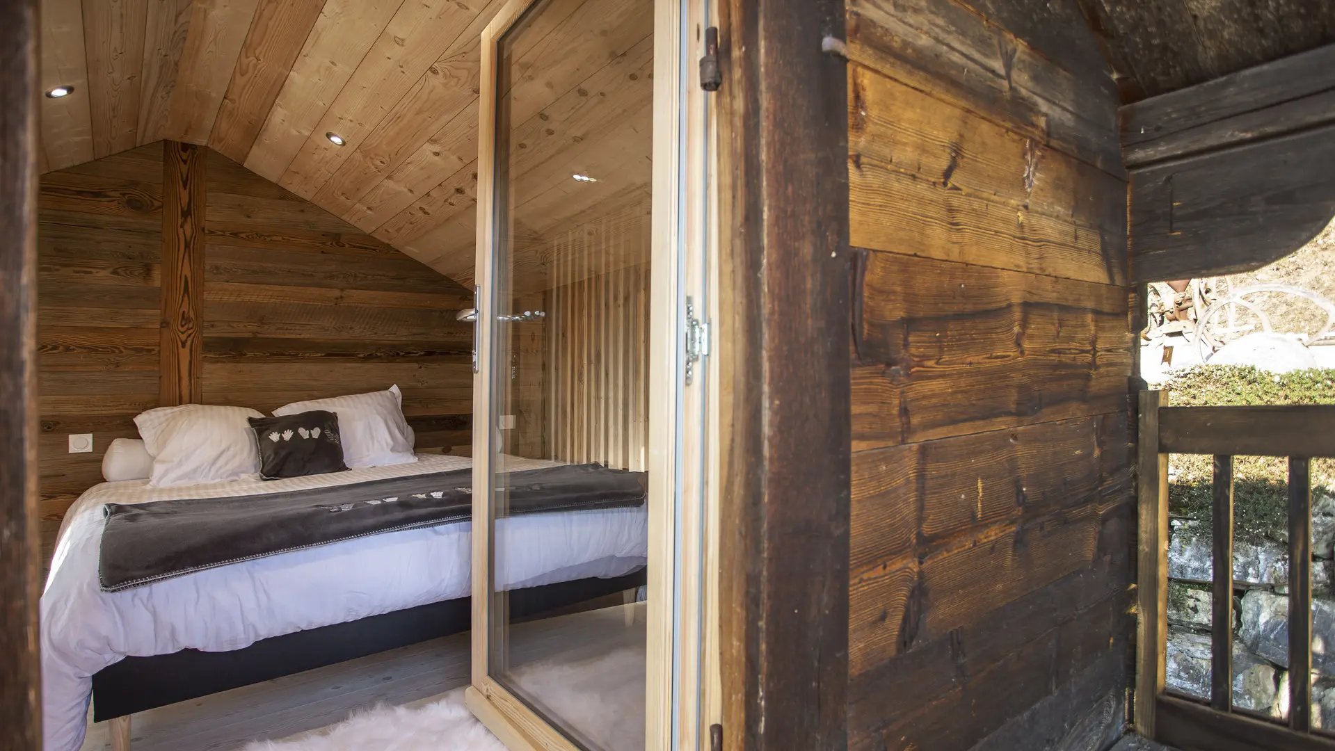 chambre dans le Mazot