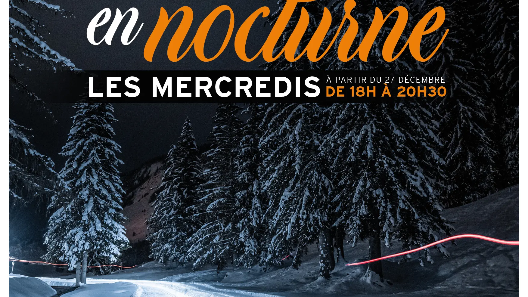 Ski nordique en nocturne