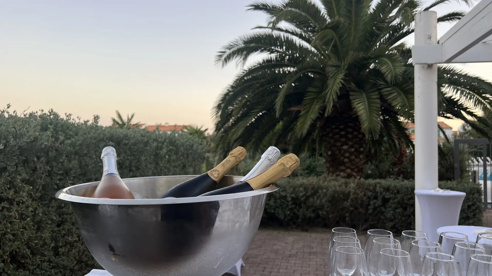 Champagner und Weine