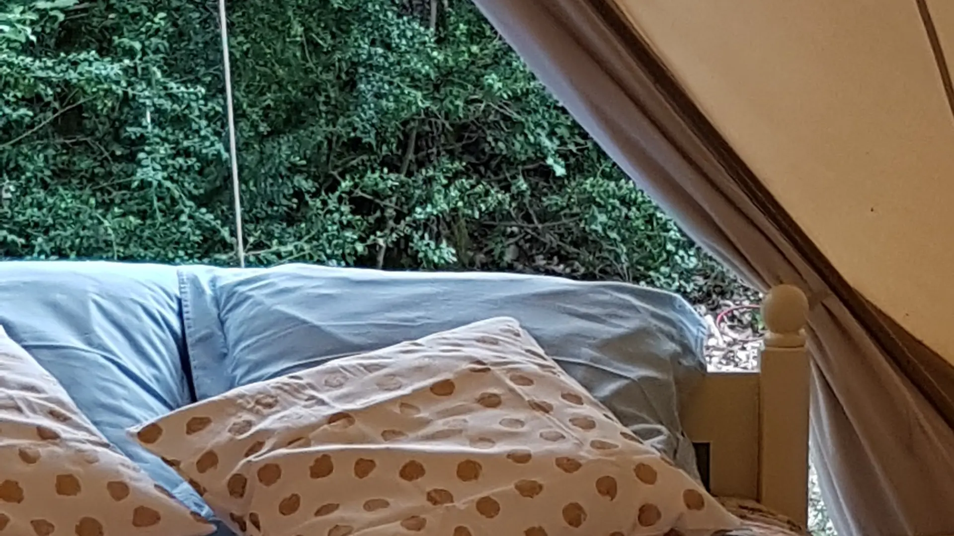 Intérieur de la tente Bell'étoile