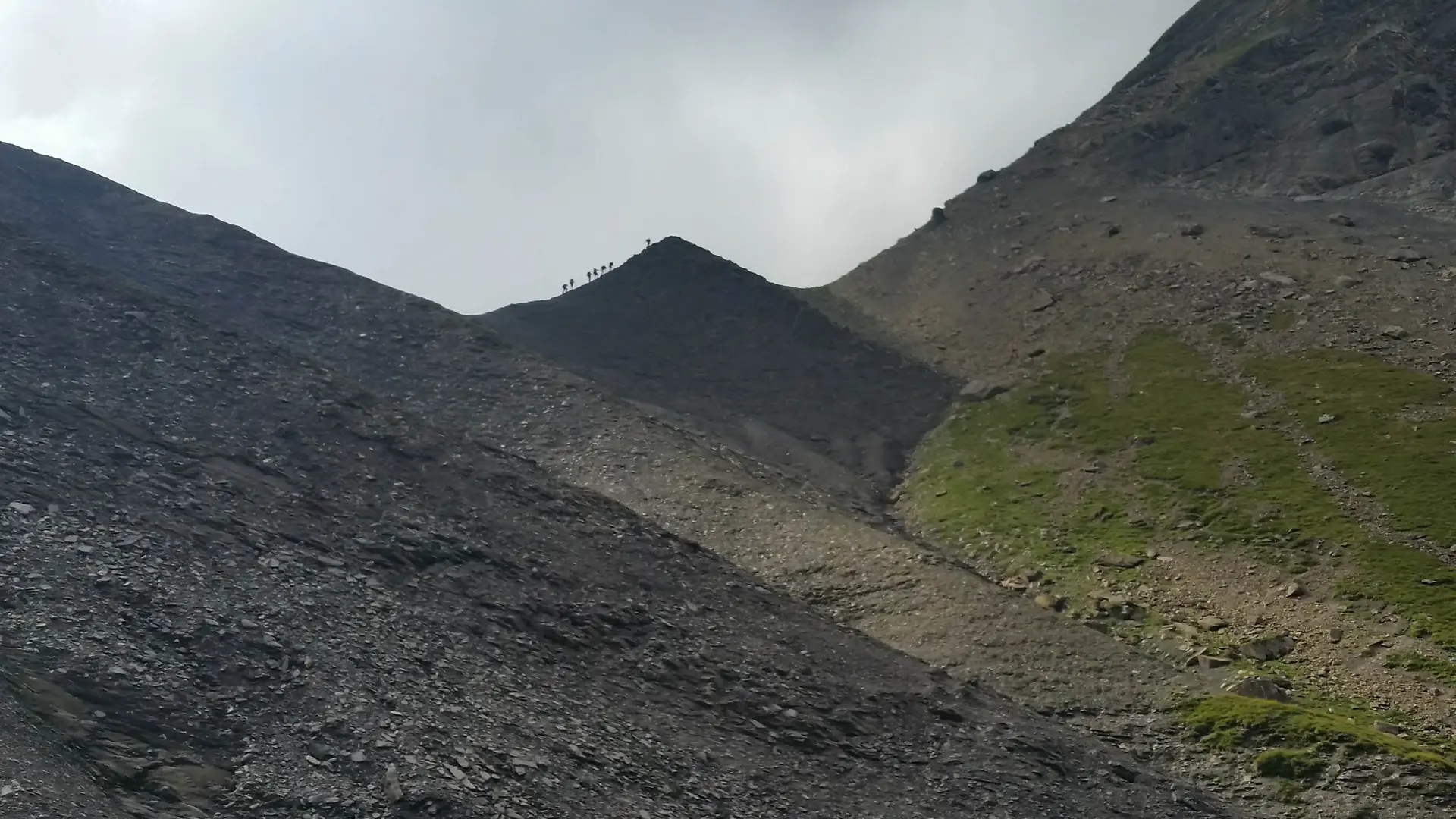 vue sur les arêtes noires