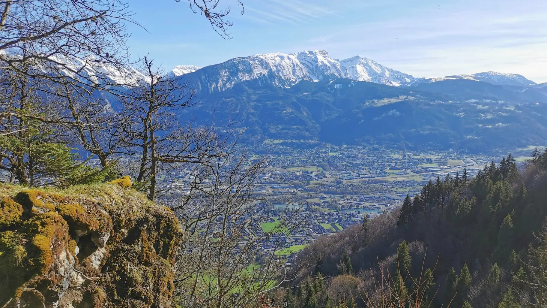 Vue sur la vallée de l'Arve
