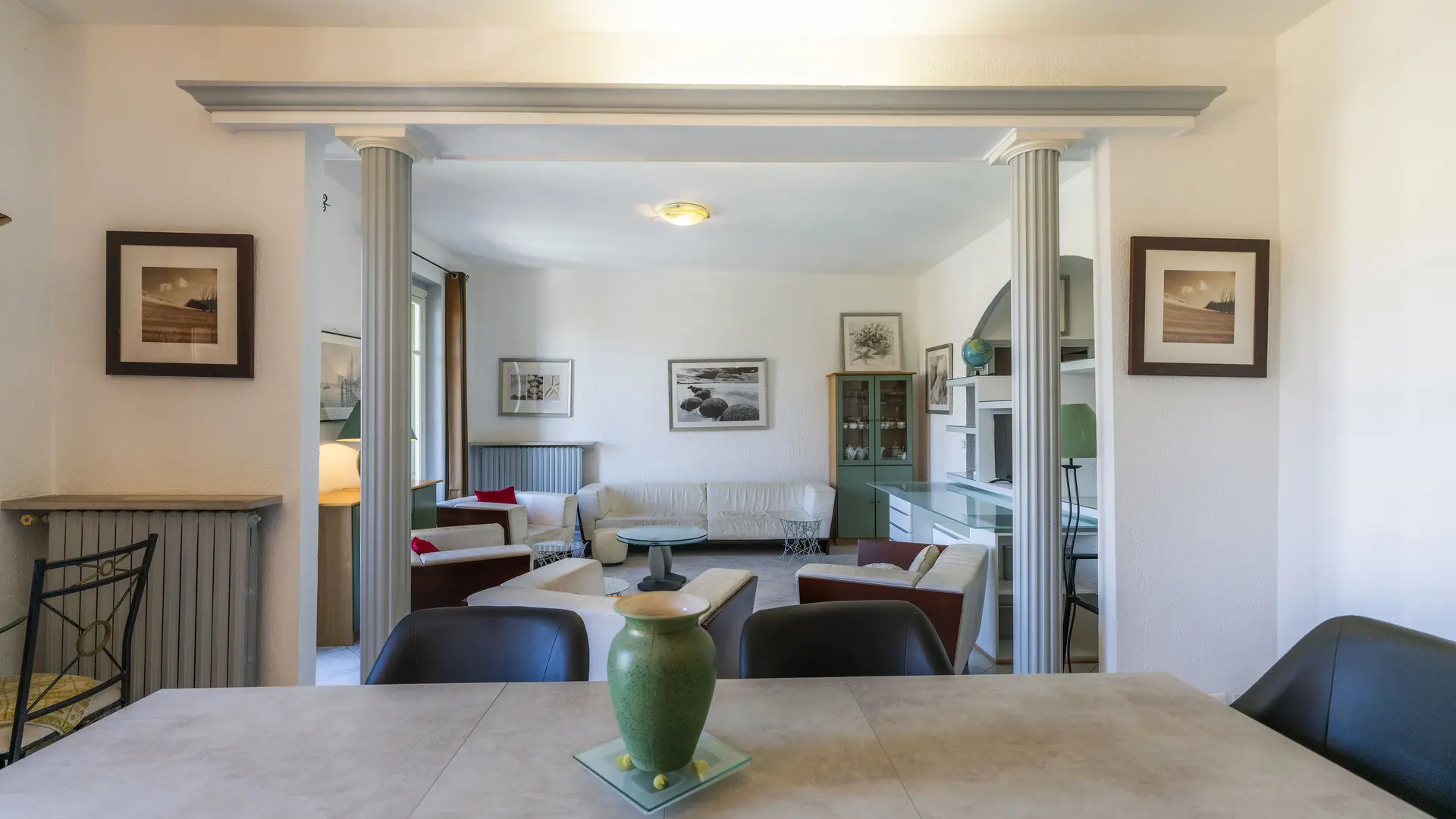 vue plongeante salon du séjour