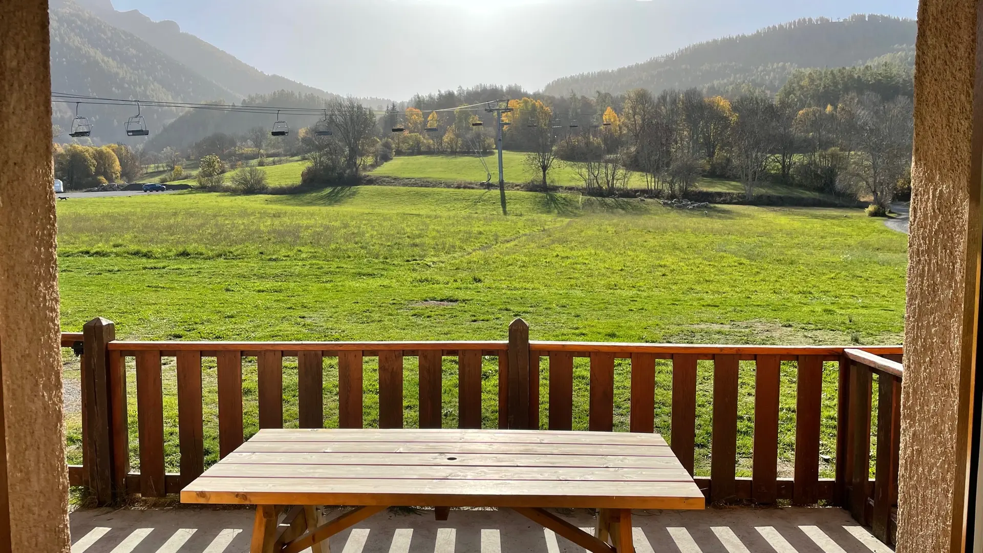 terrasse, Résidence les Ecrins.