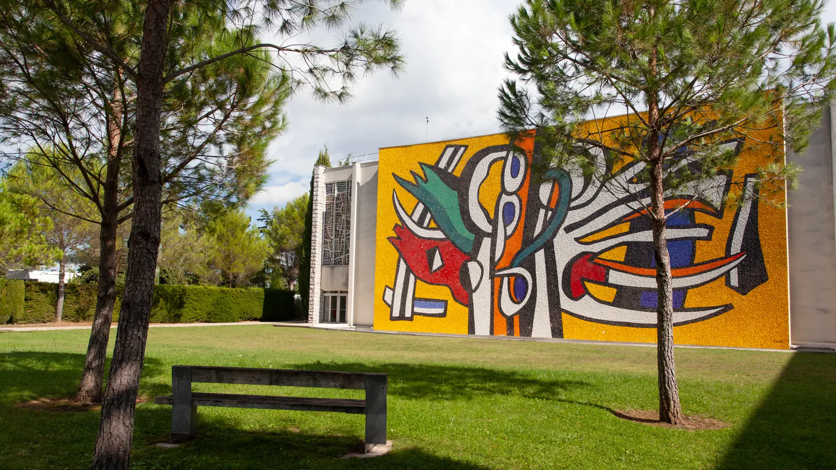 Jardin du musée national Fernand Léger, à Biot