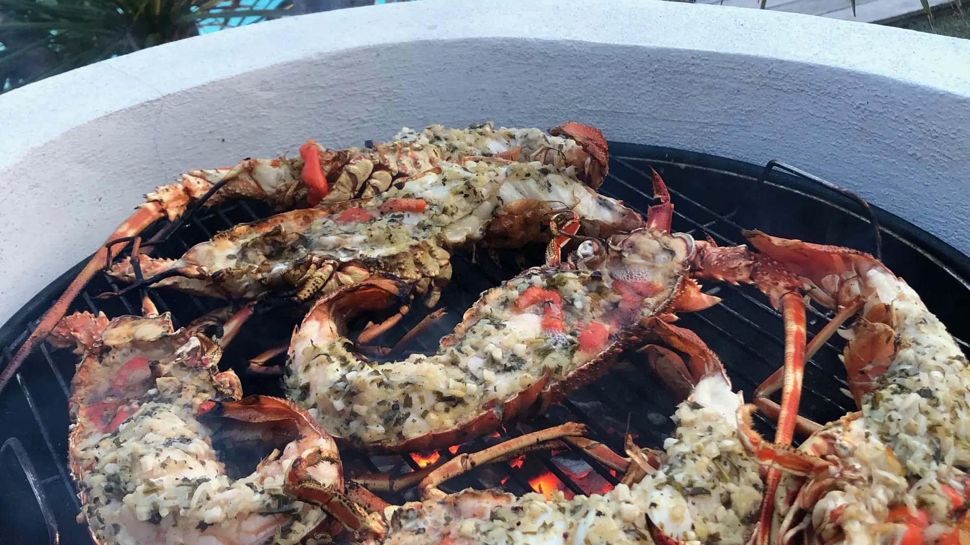 Grilled lobster menu