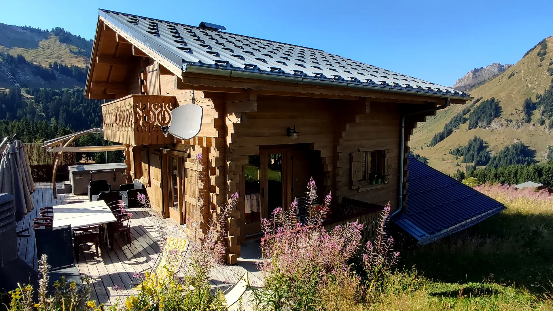 Chalet en été
