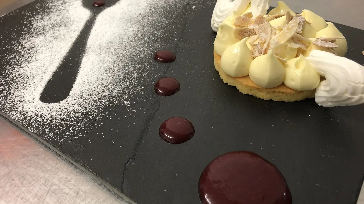 Présentation de dessert