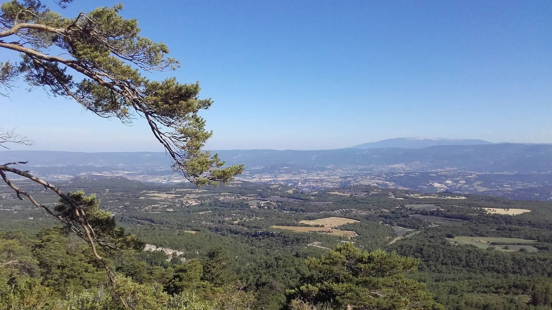 Les Claparèdes et le Mont-Ventoux