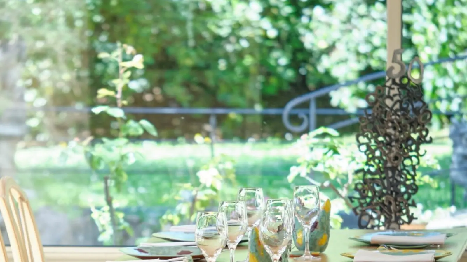 La table dressée