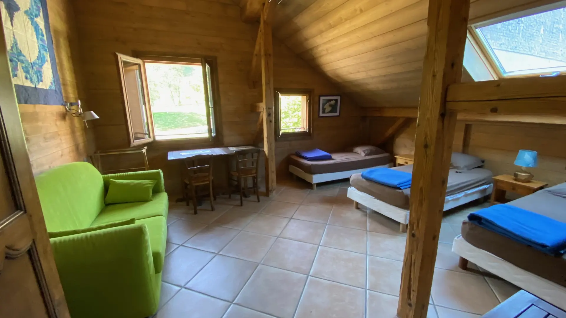 Esapce randonneurs - chambre 3 pers.