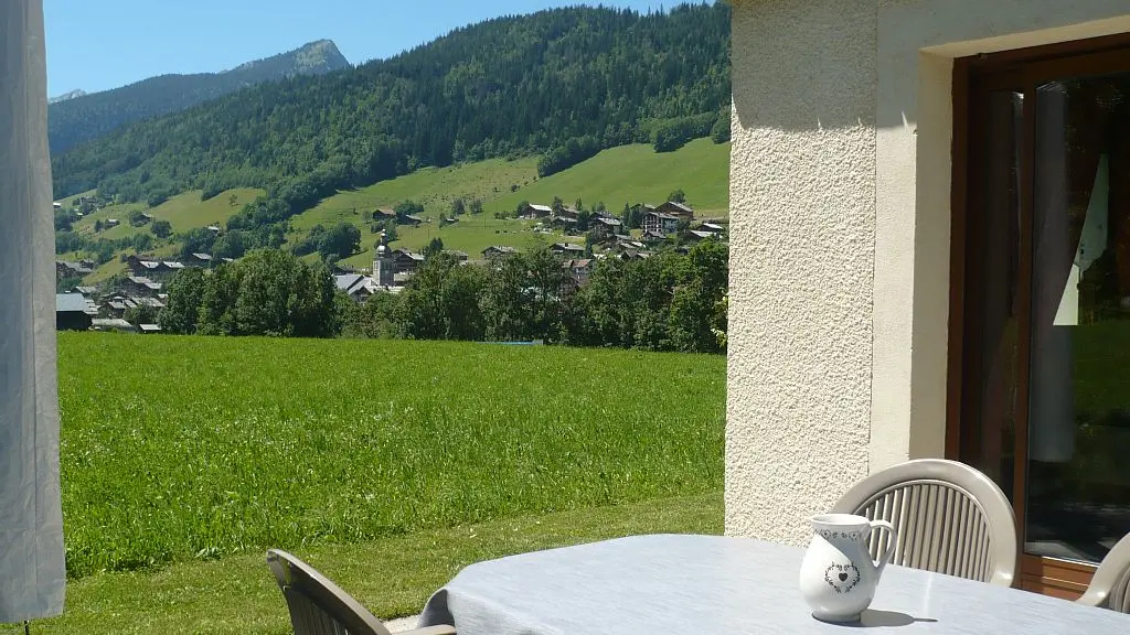 Terrasse/ Terrace -Chez Hudry Laurent - Le Grand-Bornand