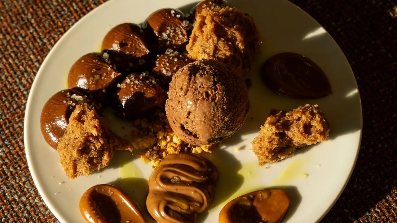 dessert au chocolat et huile d'olive