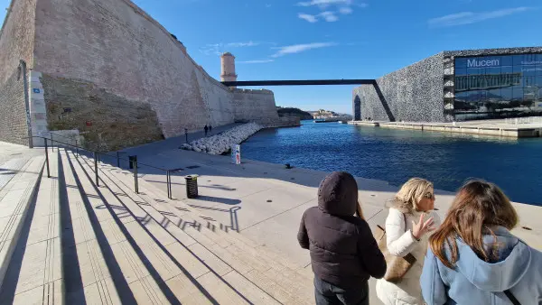 Marseille today, on the way to the Mucem