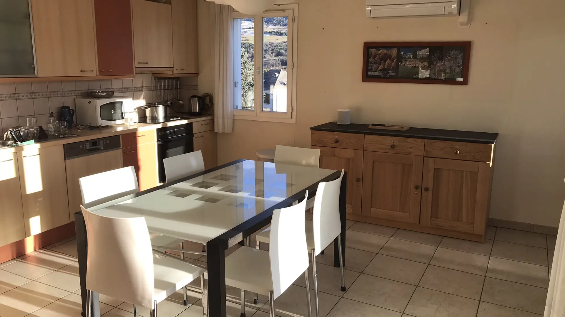 Cuisine-salle de séjour